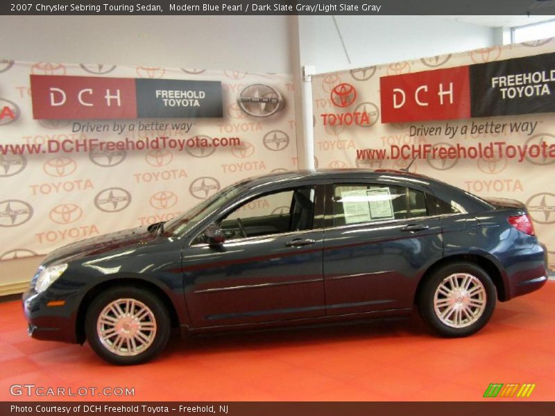 Modern Blue Pearl / Dark Slate Gray/Light Slate Gray 2007 Chrysler Sebring Touring Sedan