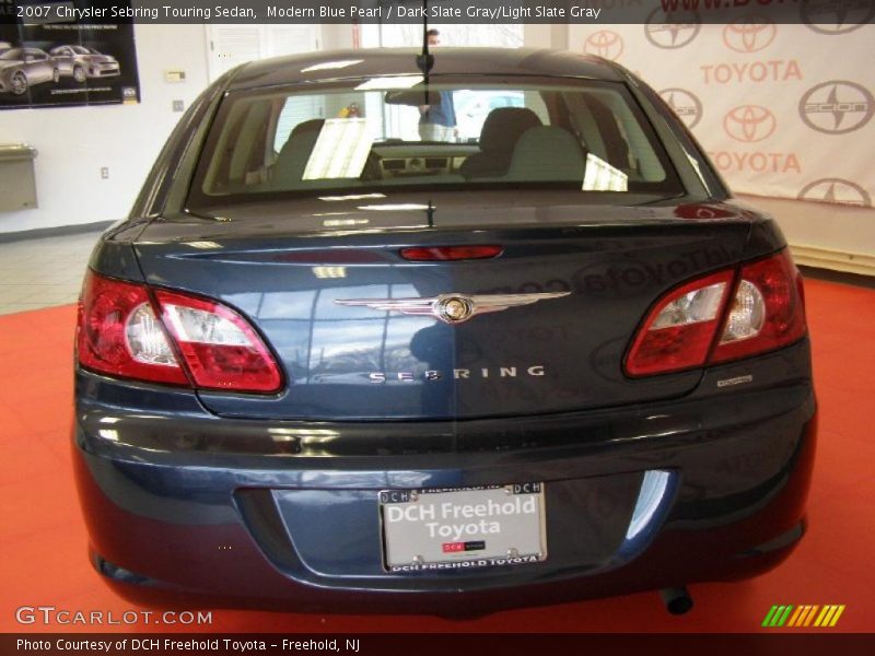 Modern Blue Pearl / Dark Slate Gray/Light Slate Gray 2007 Chrysler Sebring Touring Sedan