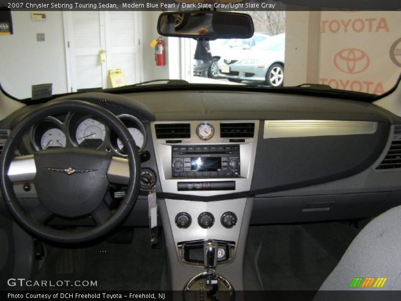 Modern Blue Pearl / Dark Slate Gray/Light Slate Gray 2007 Chrysler Sebring Touring Sedan
