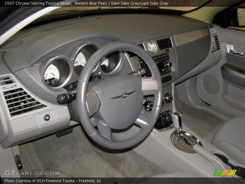 Modern Blue Pearl / Dark Slate Gray/Light Slate Gray 2007 Chrysler Sebring Touring Sedan