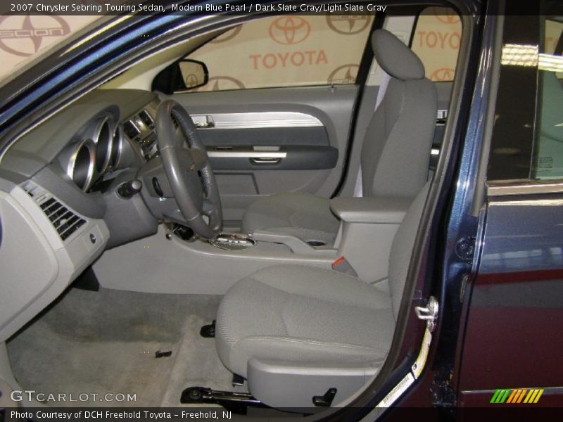 Modern Blue Pearl / Dark Slate Gray/Light Slate Gray 2007 Chrysler Sebring Touring Sedan