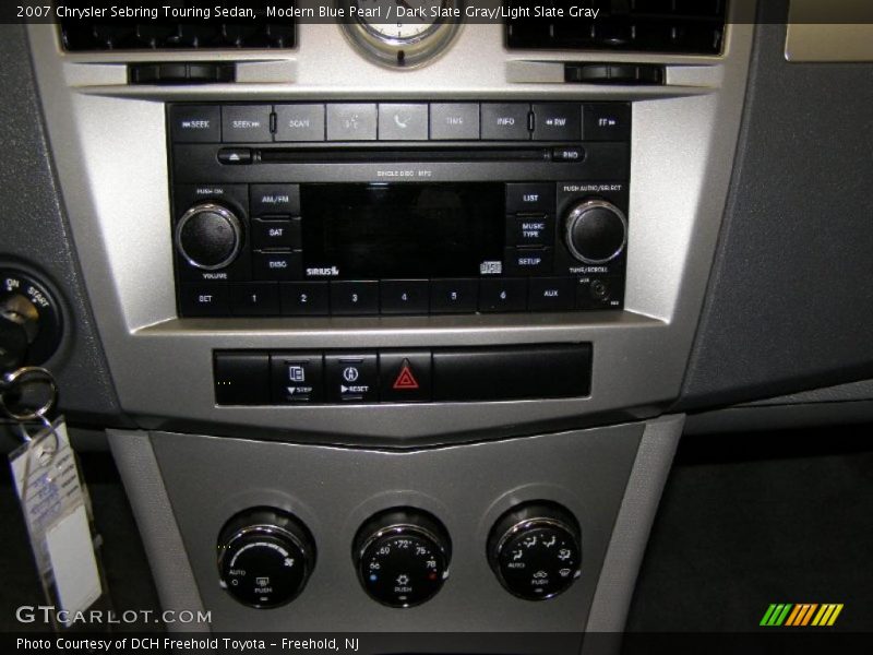 Modern Blue Pearl / Dark Slate Gray/Light Slate Gray 2007 Chrysler Sebring Touring Sedan