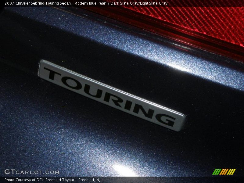 Modern Blue Pearl / Dark Slate Gray/Light Slate Gray 2007 Chrysler Sebring Touring Sedan