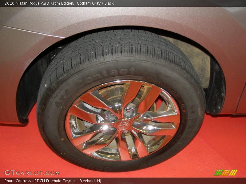 Gotham Gray / Black 2010 Nissan Rogue AWD Krom Edition