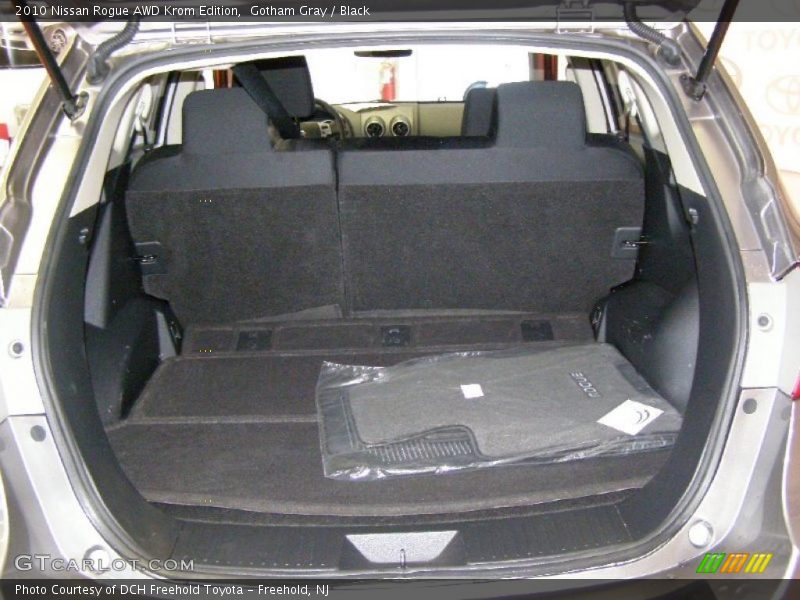 Gotham Gray / Black 2010 Nissan Rogue AWD Krom Edition