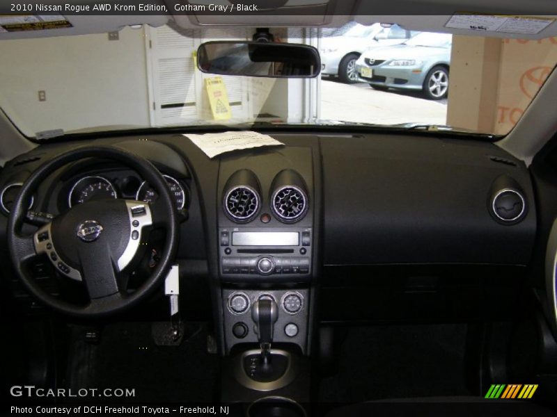 Gotham Gray / Black 2010 Nissan Rogue AWD Krom Edition