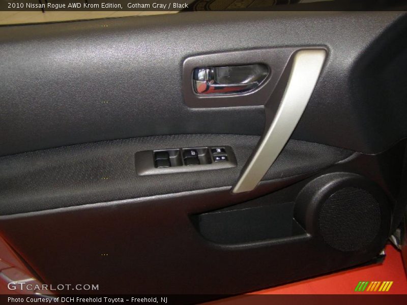 Gotham Gray / Black 2010 Nissan Rogue AWD Krom Edition