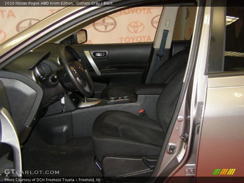 Gotham Gray / Black 2010 Nissan Rogue AWD Krom Edition