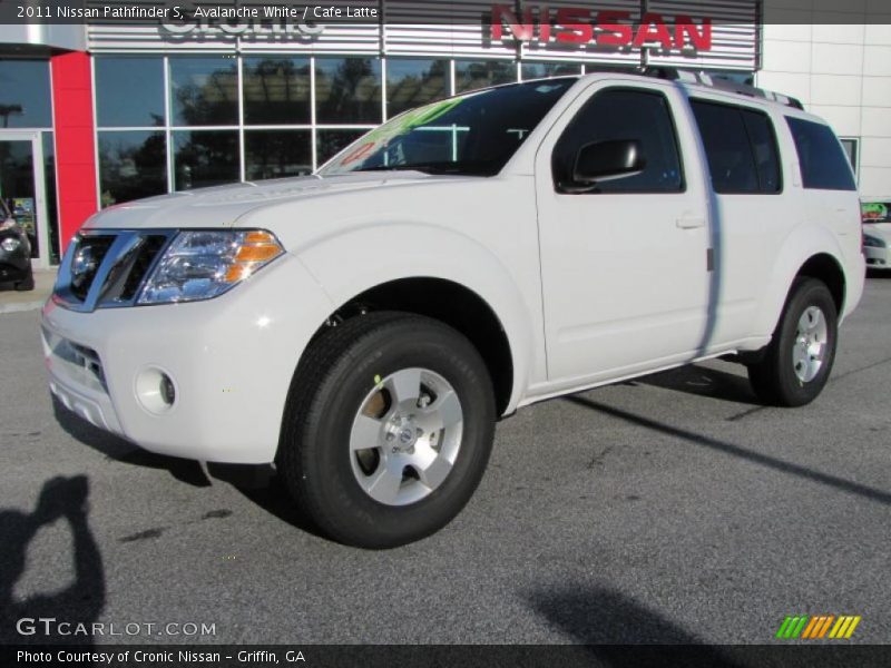 Avalanche White / Cafe Latte 2011 Nissan Pathfinder S