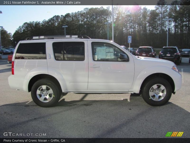 Avalanche White / Cafe Latte 2011 Nissan Pathfinder S