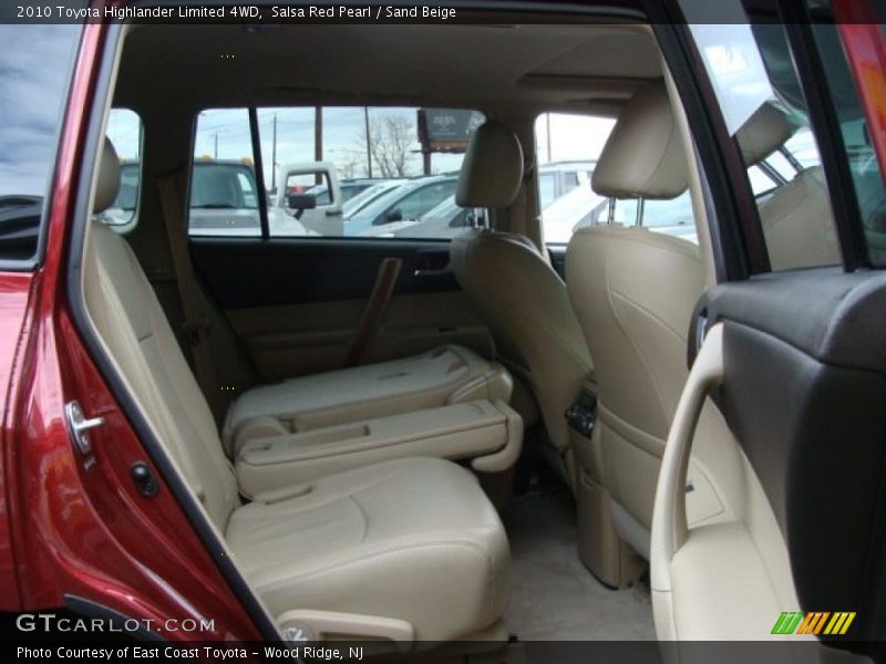 Salsa Red Pearl / Sand Beige 2010 Toyota Highlander Limited 4WD
