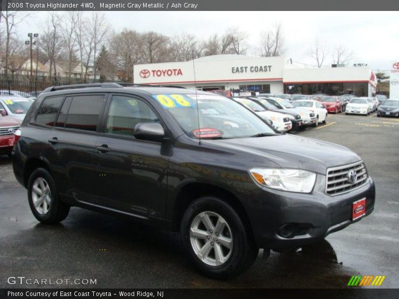 Magnetic Gray Metallic / Ash Gray 2008 Toyota Highlander 4WD