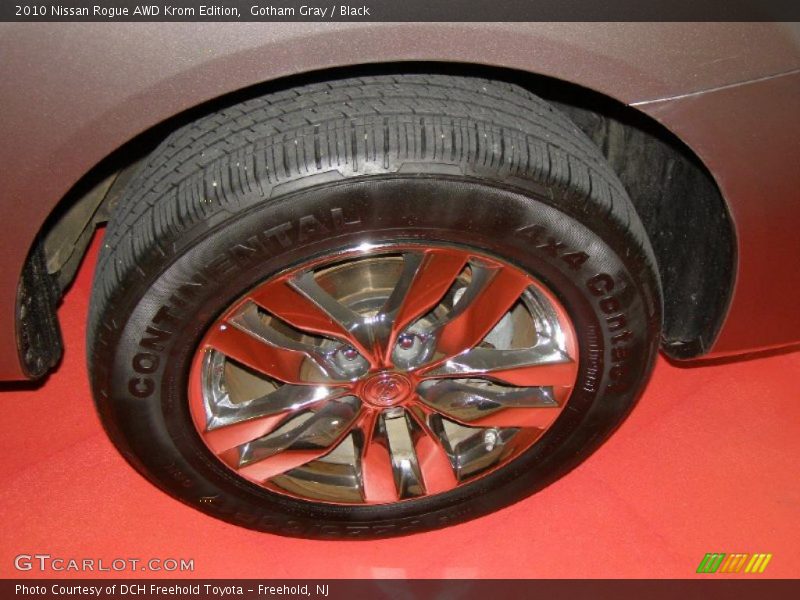 Gotham Gray / Black 2010 Nissan Rogue AWD Krom Edition