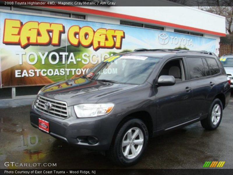 Magnetic Gray Metallic / Ash Gray 2008 Toyota Highlander 4WD