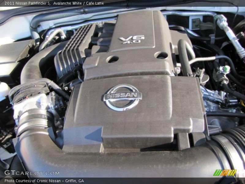  2011 Pathfinder S Engine - 4.0 Liter DOHC 24-Valve CVTCS V6