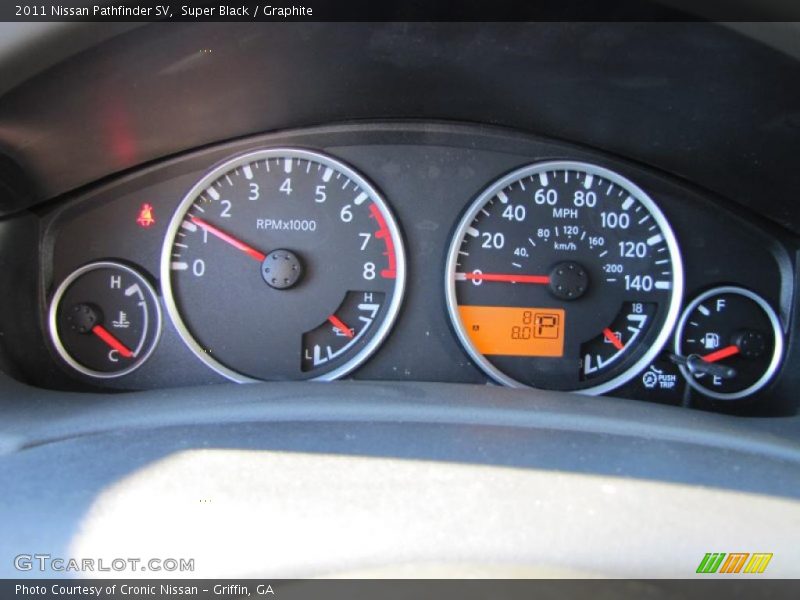  2011 Pathfinder SV SV Gauges