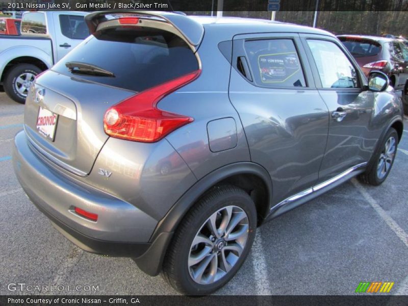 Gun Metallic / Black/Silver Trim 2011 Nissan Juke SV