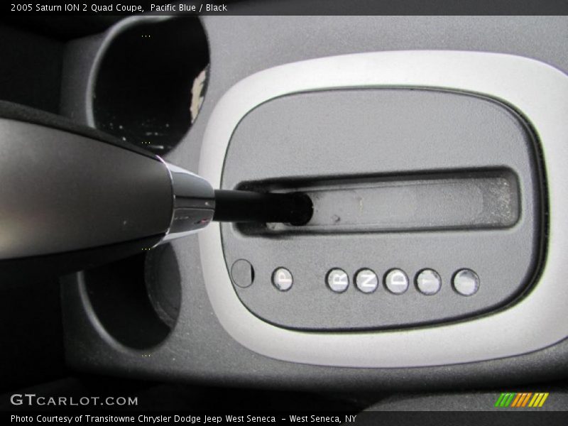 Pacific Blue / Black 2005 Saturn ION 2 Quad Coupe