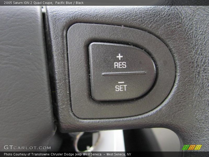 Pacific Blue / Black 2005 Saturn ION 2 Quad Coupe