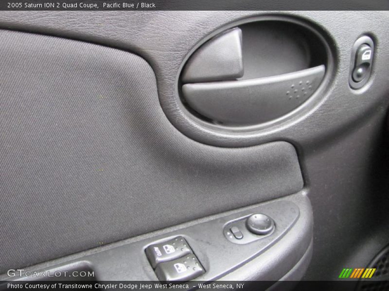 Pacific Blue / Black 2005 Saturn ION 2 Quad Coupe