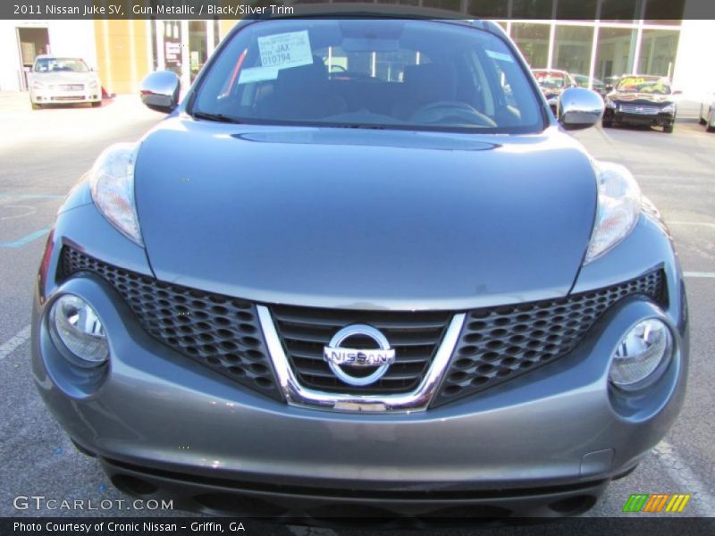 Gun Metallic / Black/Silver Trim 2011 Nissan Juke SV