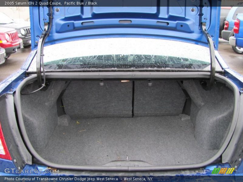 Pacific Blue / Black 2005 Saturn ION 2 Quad Coupe
