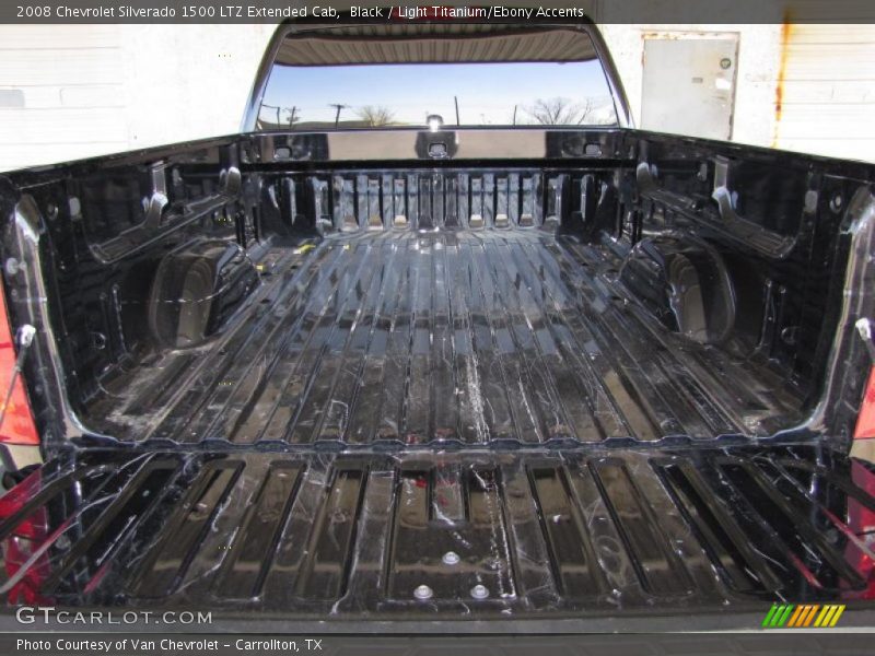 Black / Light Titanium/Ebony Accents 2008 Chevrolet Silverado 1500 LTZ Extended Cab