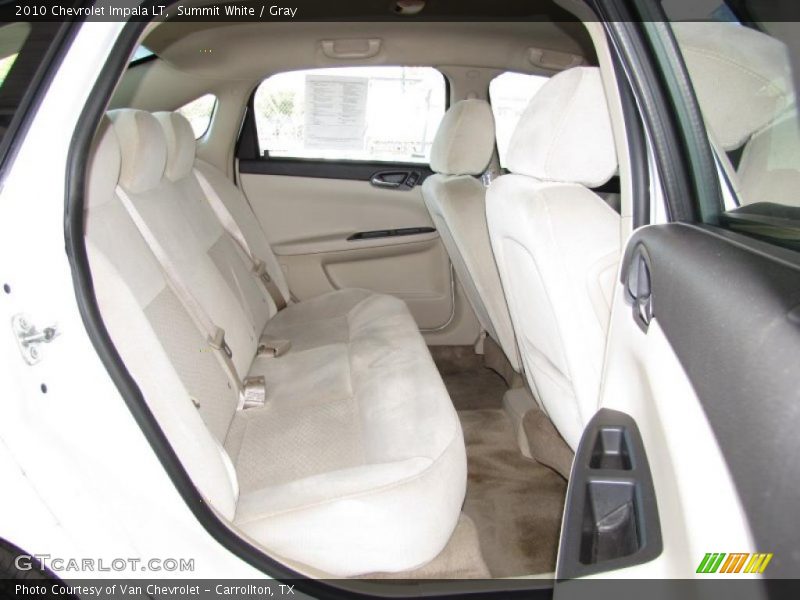 Summit White / Gray 2010 Chevrolet Impala LT