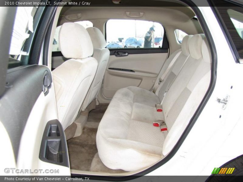 Summit White / Gray 2010 Chevrolet Impala LT