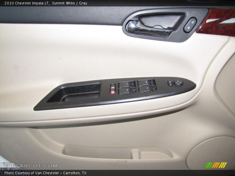 Summit White / Gray 2010 Chevrolet Impala LT