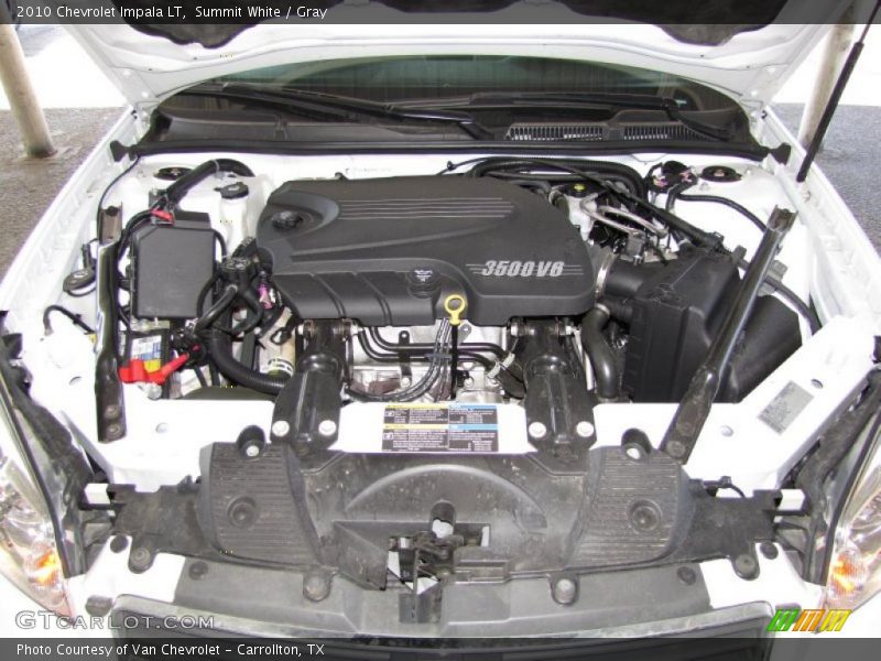 Summit White / Gray 2010 Chevrolet Impala LT