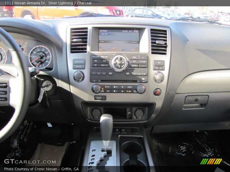 Silver Lightning / Charcoal 2011 Nissan Armada SV