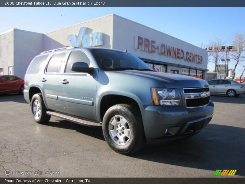 Blue Granite Metallic / Ebony 2008 Chevrolet Tahoe LT