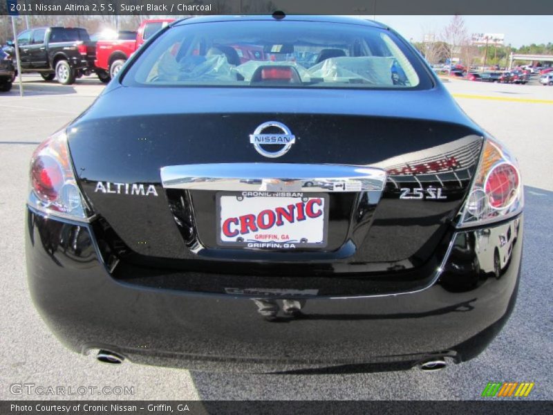 Super Black / Charcoal 2011 Nissan Altima 2.5 S