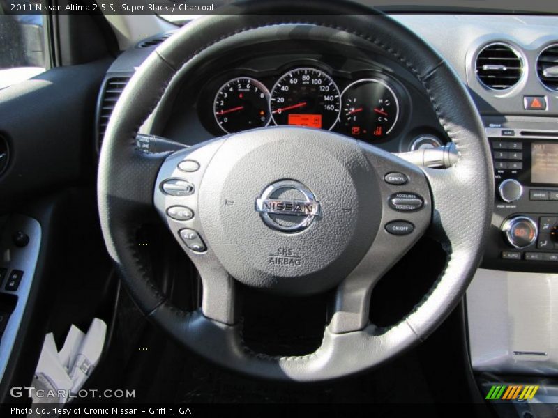 Super Black / Charcoal 2011 Nissan Altima 2.5 S