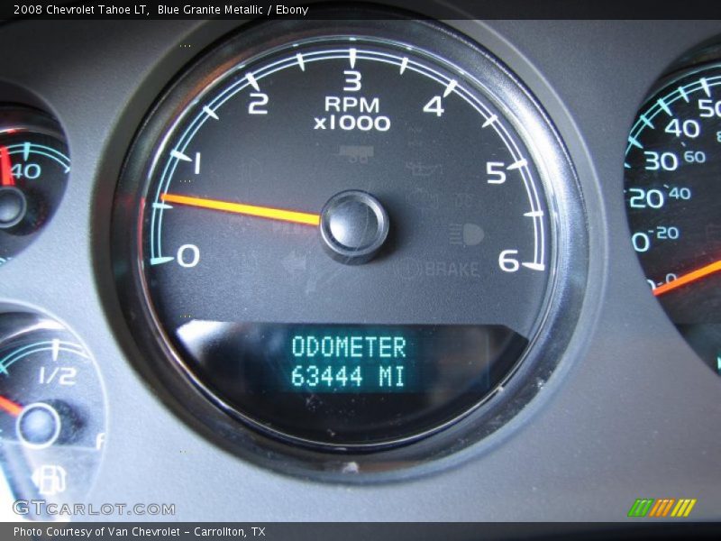 Blue Granite Metallic / Ebony 2008 Chevrolet Tahoe LT