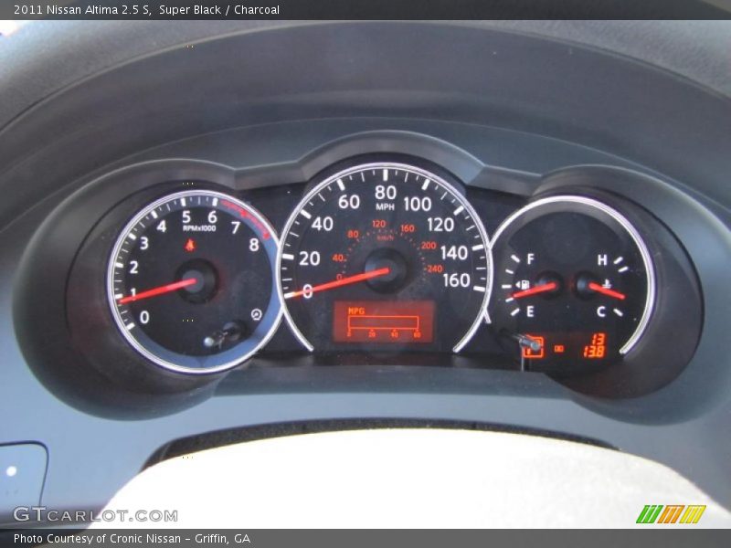 Super Black / Charcoal 2011 Nissan Altima 2.5 S