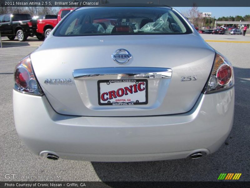 Brilliant Silver / Charcoal 2011 Nissan Altima 2.5 S