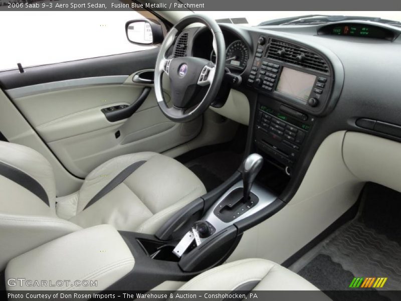  2006 9-3 Aero Sport Sedan Parchment Interior