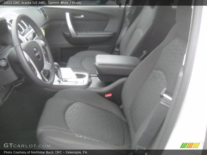 Summit White / Ebony 2011 GMC Acadia SLE AWD