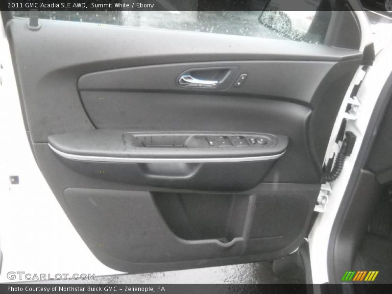Summit White / Ebony 2011 GMC Acadia SLE AWD
