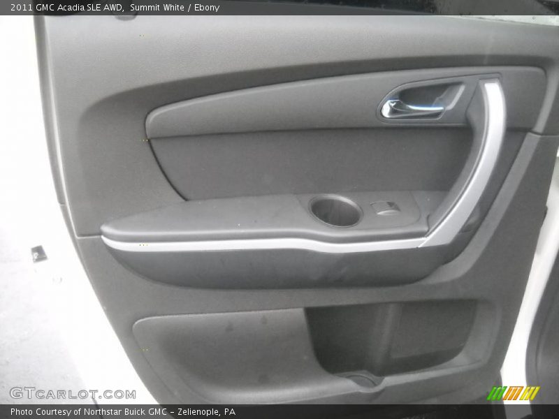 Summit White / Ebony 2011 GMC Acadia SLE AWD