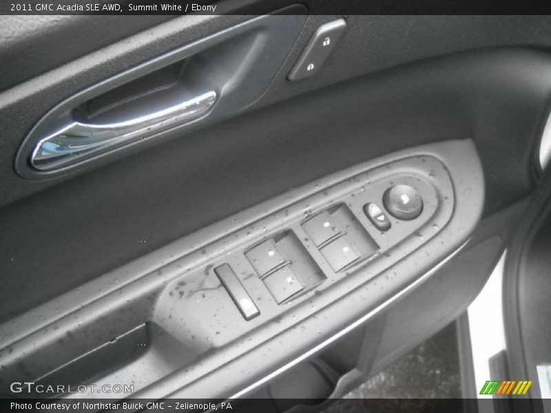 Summit White / Ebony 2011 GMC Acadia SLE AWD