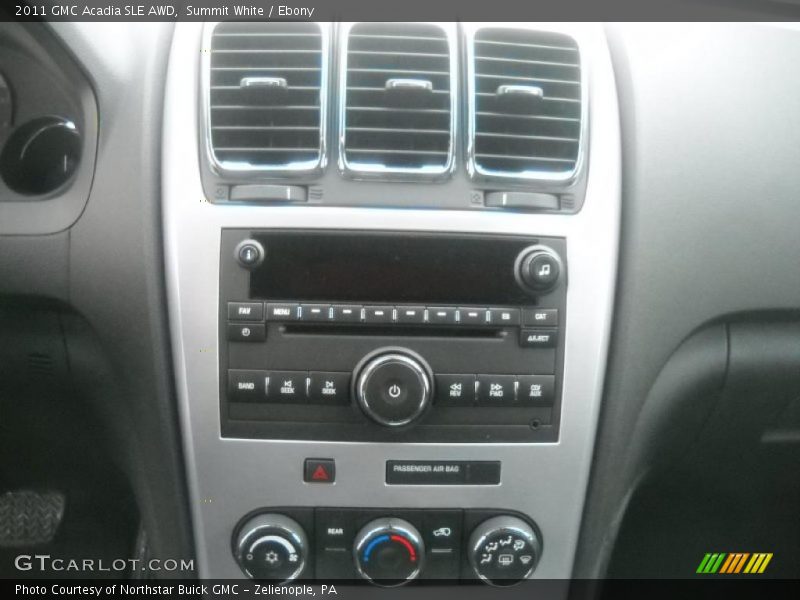 Summit White / Ebony 2011 GMC Acadia SLE AWD