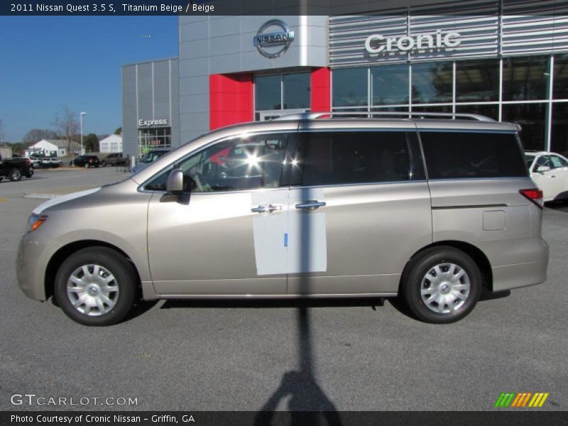 Titanium Beige / Beige 2011 Nissan Quest 3.5 S