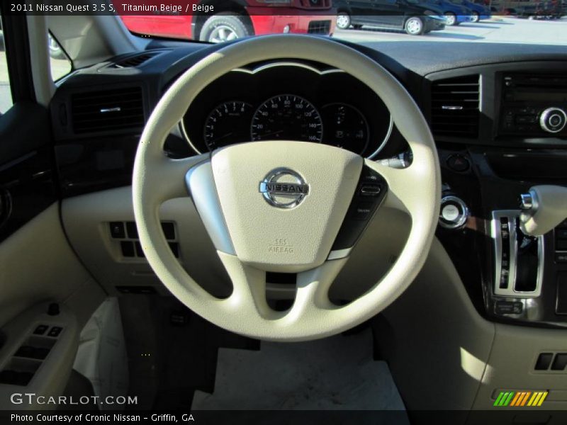 Titanium Beige / Beige 2011 Nissan Quest 3.5 S