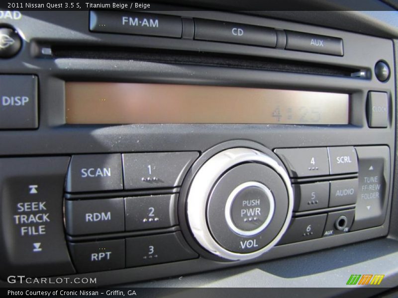 Titanium Beige / Beige 2011 Nissan Quest 3.5 S