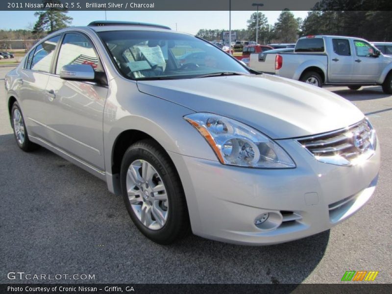 Brilliant Silver / Charcoal 2011 Nissan Altima 2.5 S