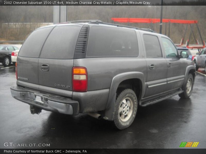 Medium Charcoal Gray Metallic / Graphite/Medium Gray 2002 Chevrolet Suburban 1500 LT 4x4