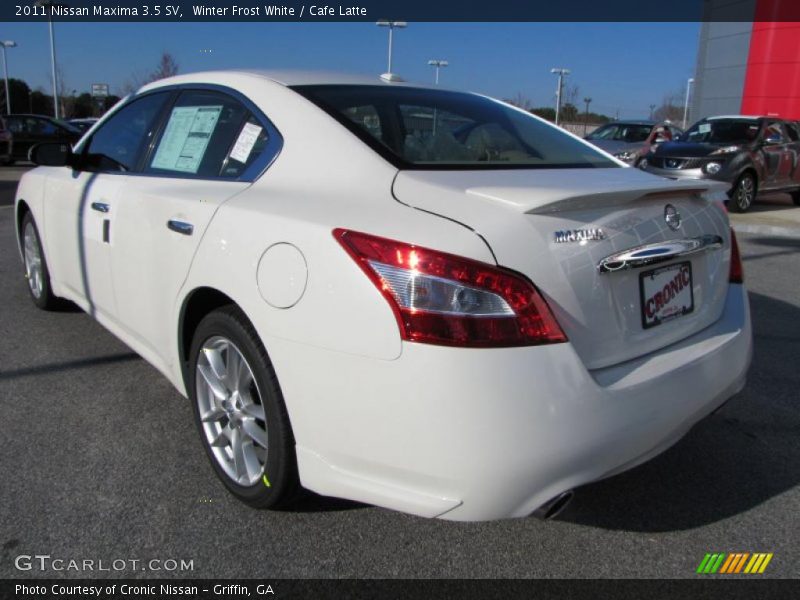 Winter Frost White / Cafe Latte 2011 Nissan Maxima 3.5 SV